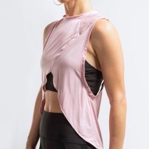 AMARI ACTIVE BRAIDED OPEN BACK TANK TOP SIZE MEDIUM